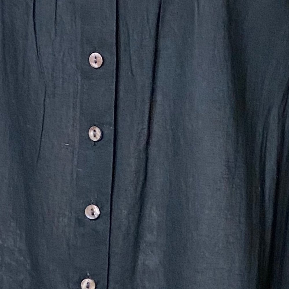 Avenue Emma Basic Item Linen Button Down Blouse -… - image 7